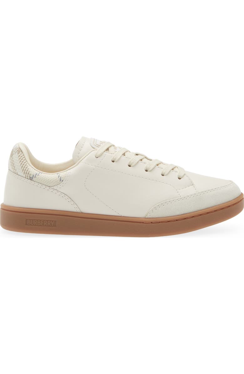 Burberry Set Check Low Top Sneaker, Alternate, color, Dove Beige/ Sesame Be