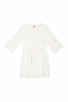 Forgotten Grace Eyelet Knit Dress