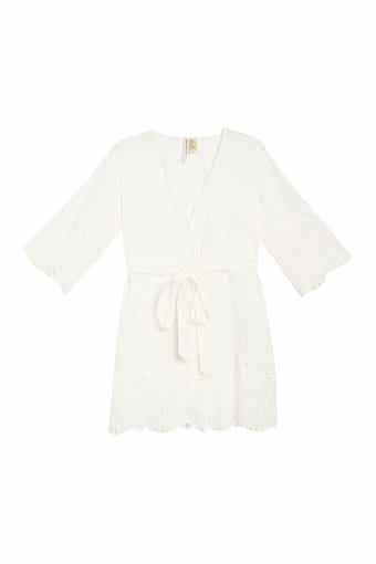 Forgotten Grace Eyelet Knit Dress