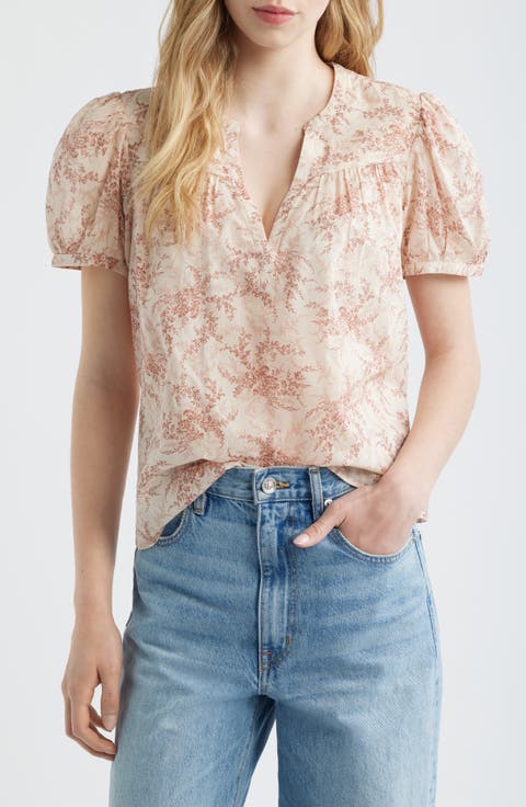 Marlena Floral Cotton Top
