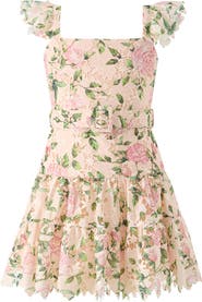 Marlo Kids Leonora Embroidered Mini Dress