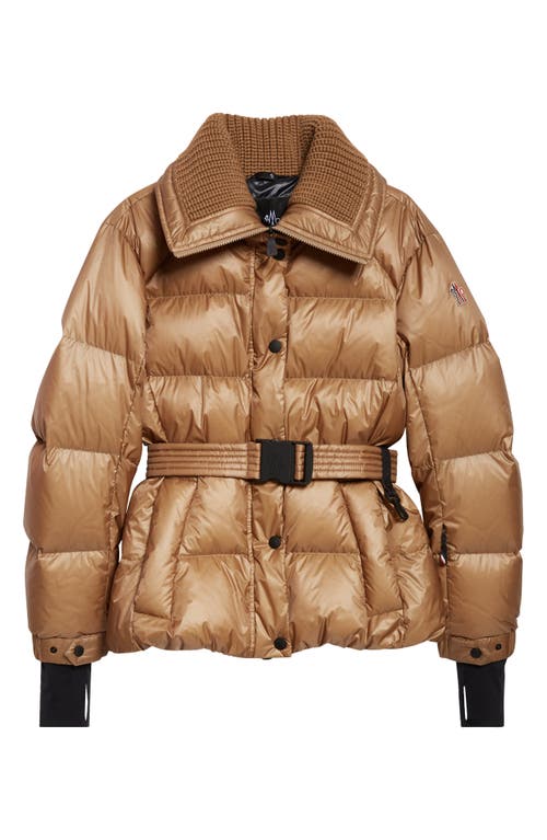 Moncler Grenoble Bataillouse Down Ski Jacket In Brown