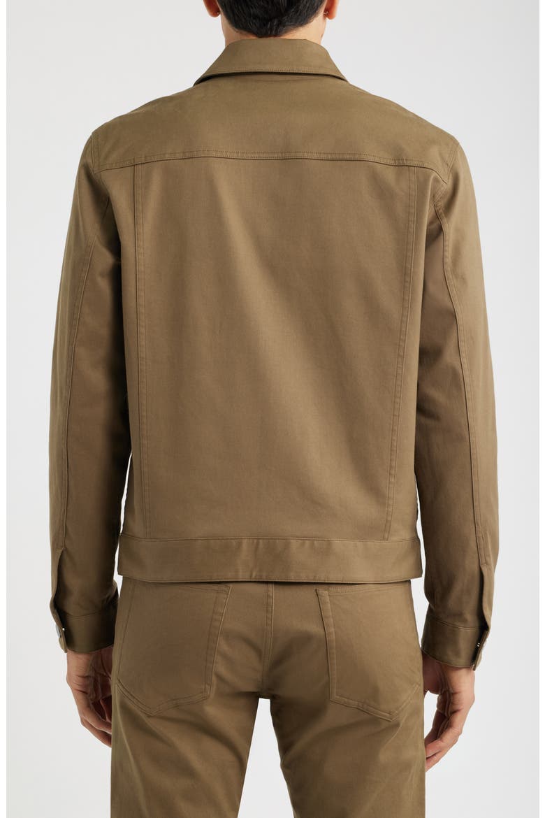 River Neoteric Twill Trucker Jacket, Alternate, color, DUFFLE