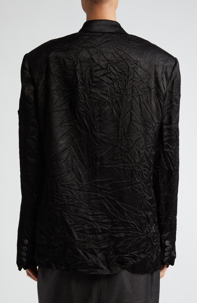 Balenciaga Washed Crumpled Blazer, Alternate, color,