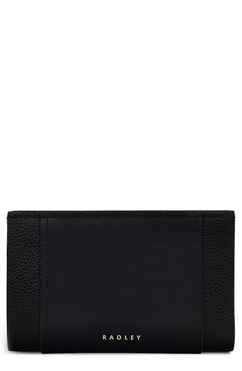 Radley Regents Row Medium Bifold Leather Wallet In Black