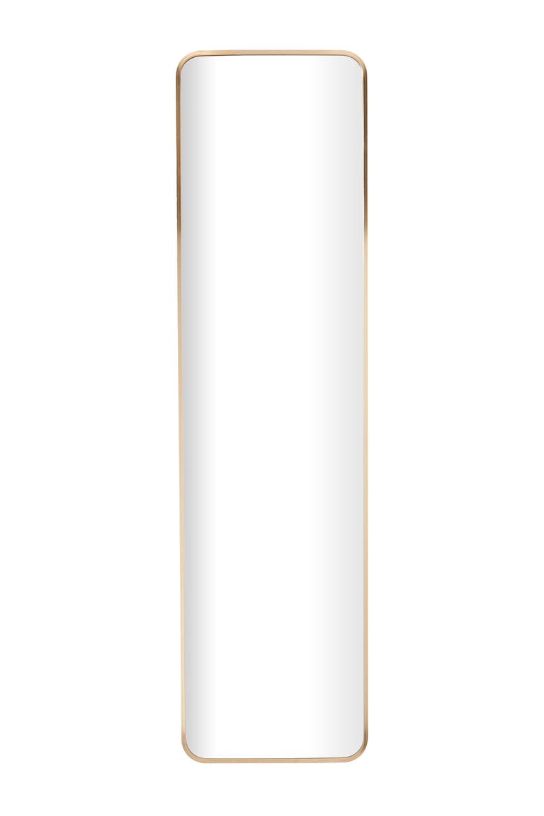 Goldtone Metal Wall Mirror with Thin Frame, Main, color, GOLD