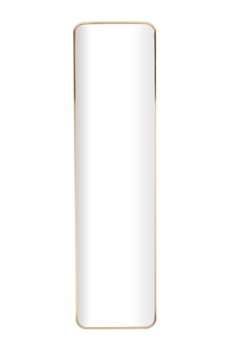 COSMO BY COSMOPOLITAN Goldtone Metal Wall Mirror with Thin Frame, Main, color, 