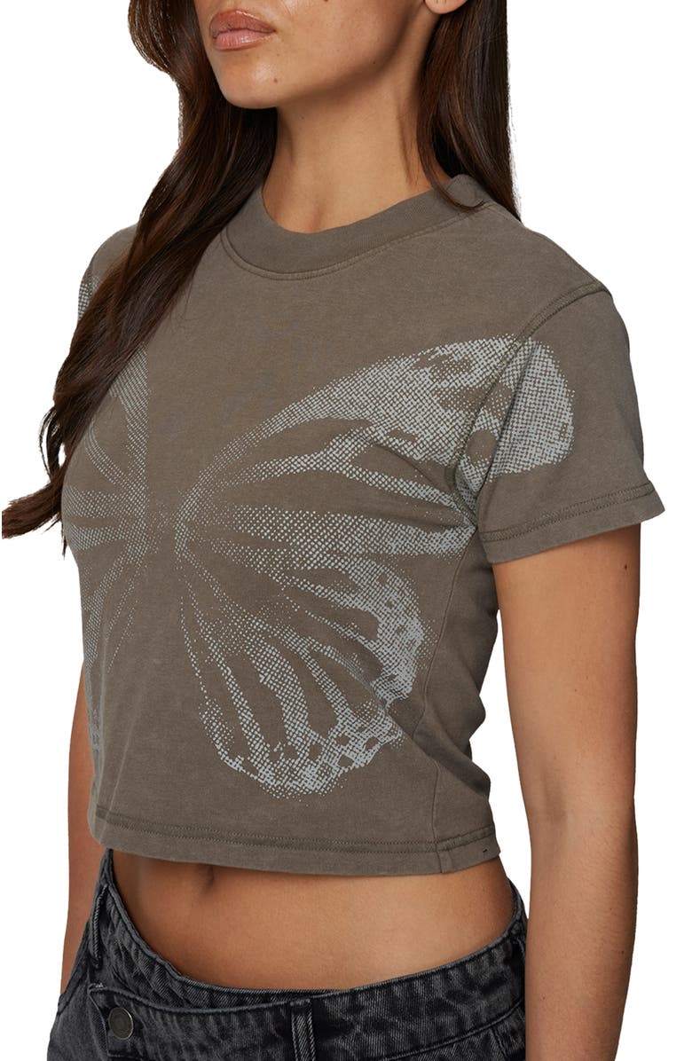 Good For Nothing Silhouette Baby T-Shirt, Alternate, color, Brown