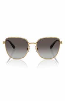 56mm Gradient Butterfly Sunglasses