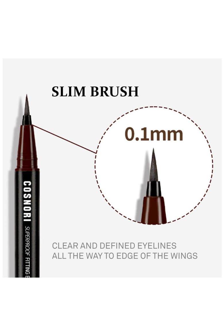Superproof Fitting Brush Eyeliner, Alternate, color, 04 ASH GRAY
