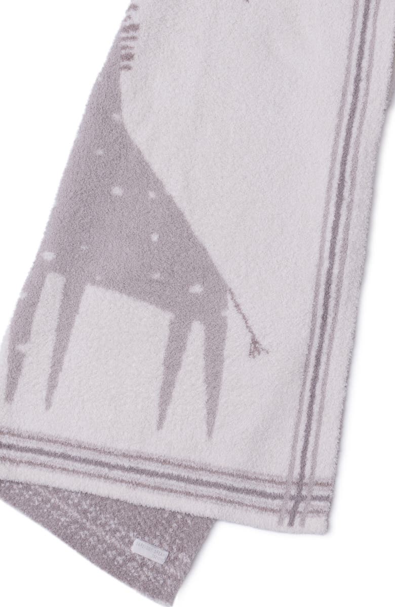 Barefoot Dreams<sup>®</sup> Giraffe Jacquard CozyChic<sup>®</sup> Stroller Blanket, Alternate, color, Sandstone Multi