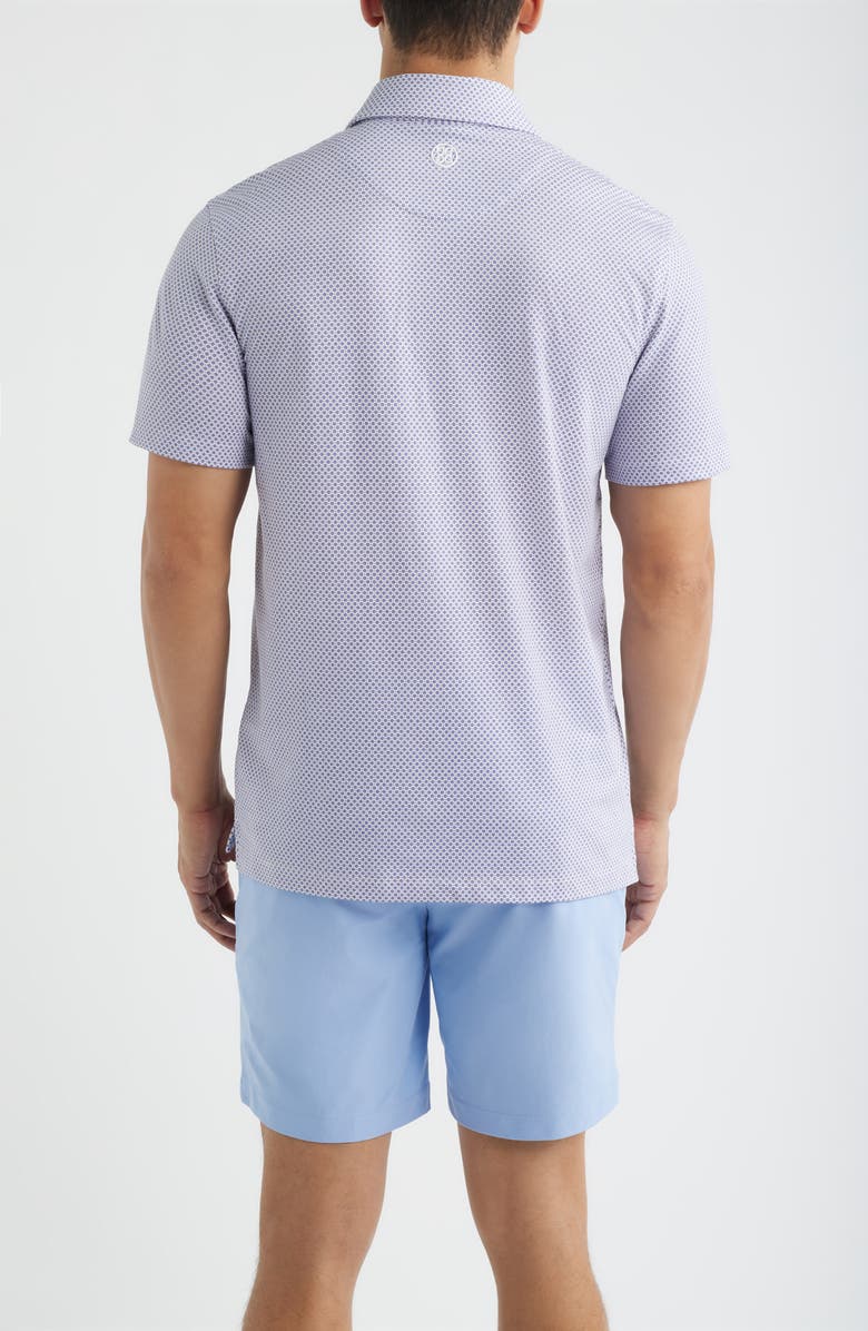 G/FORE All Play Mosaic Print Performance Golf Polo, Alternate, color, Blush