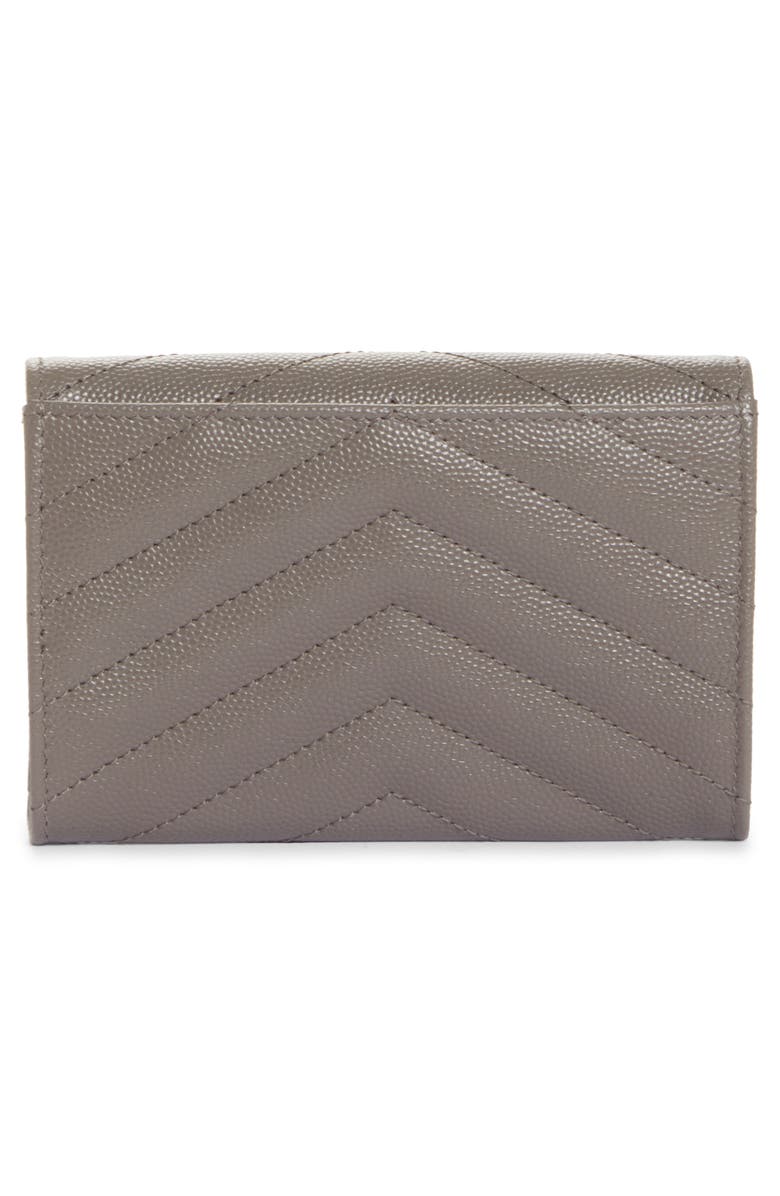 Saint Laurent Monogram Small Quilted Leather Wallet, Alternate, color,