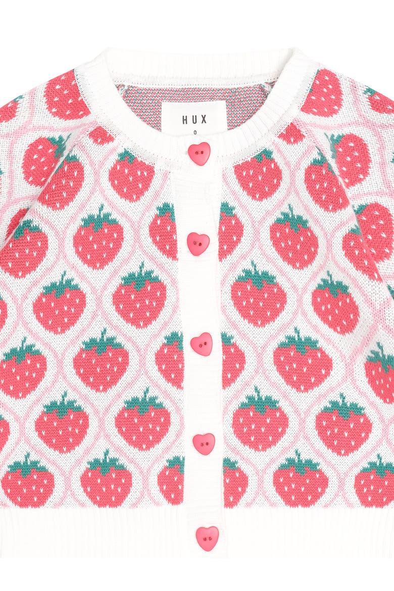 Strawberry Fields Cardi, Alternate, color, Strawberry