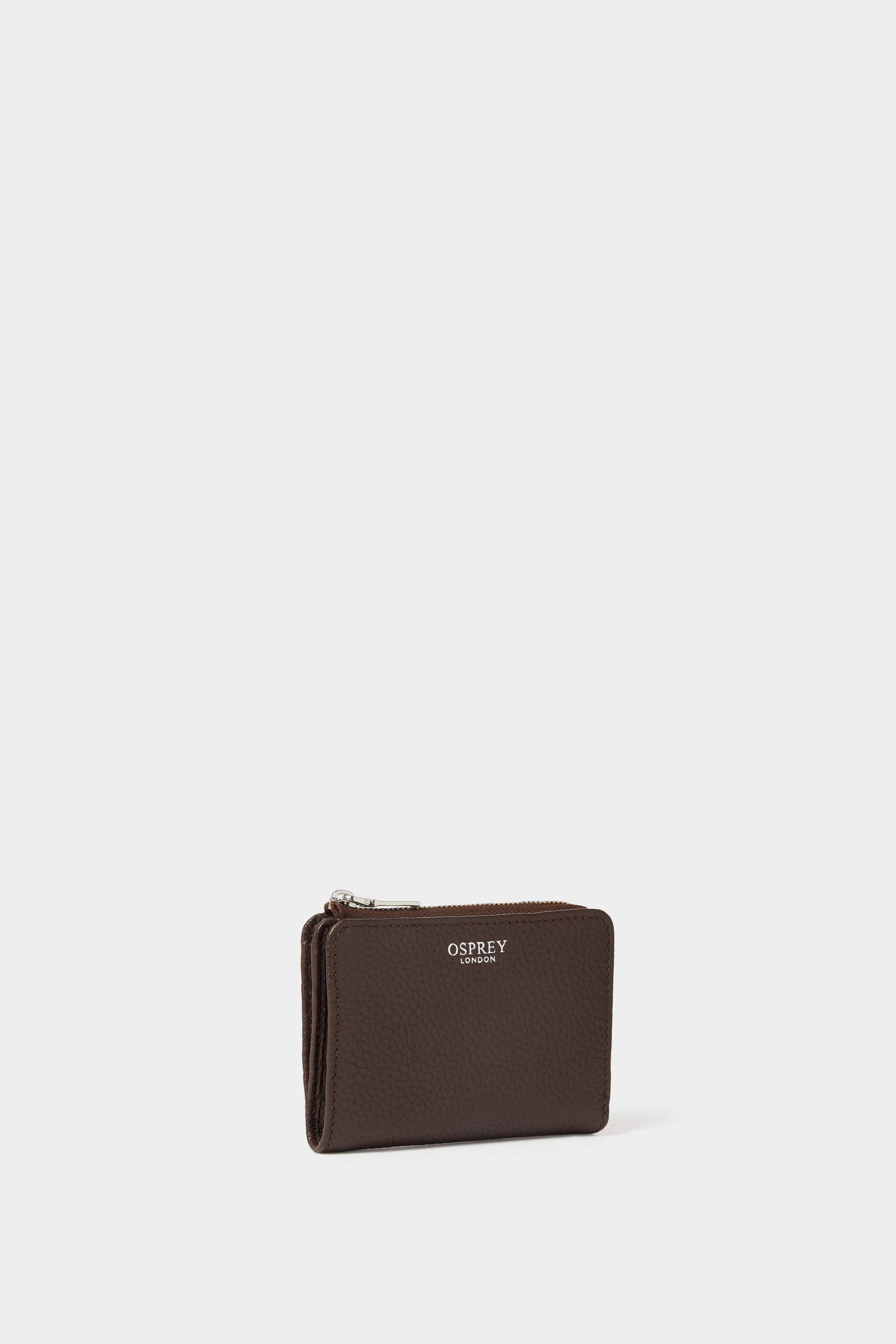 The Core Medium Leather Zip Matinee Wallet, Alternate, color, Bitter Chocolate