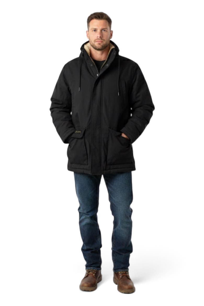 Men's Duck Canvas Jacket, Main, color, Black