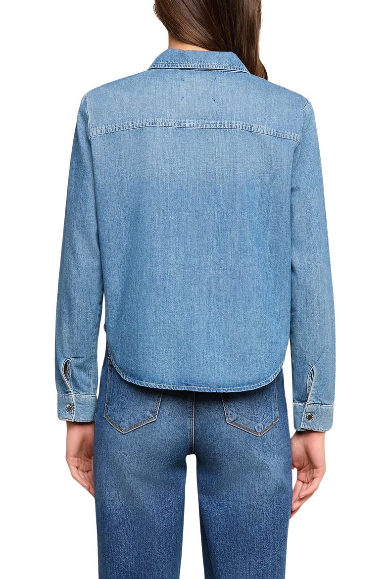 Isla Denim Shirt, Alternate, color, SARATOGA