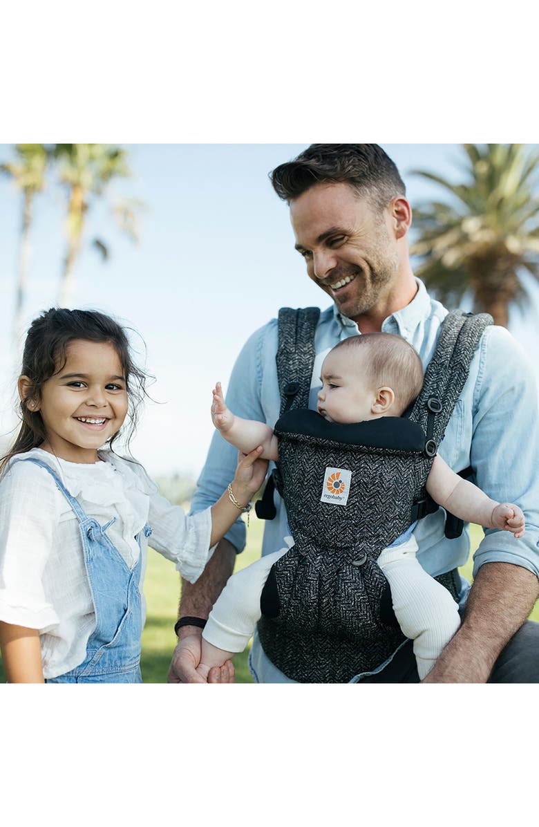 ERGObaby Omni 360 Herringbone Print Baby Carrier, Alternate, color,