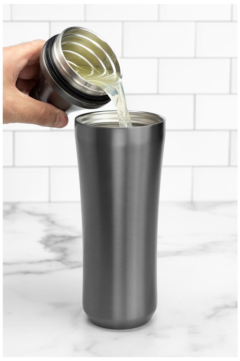 Hybrid Cocktail Shaker, Alternate, color, GUNMETAL BLACK