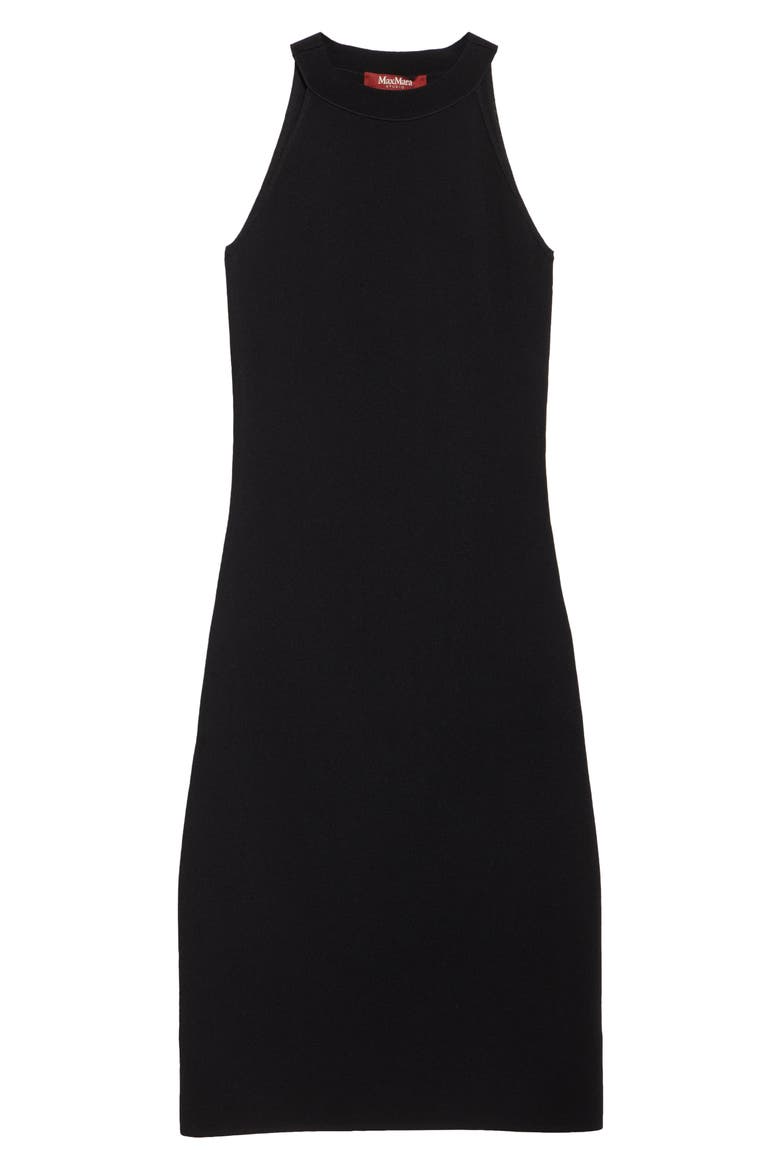 Pirenei Racerback Dress, Alternate, color, BLACK