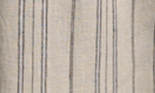 Weekend Los Angeles Elise Stripe Linen Blend Drawstring Pants In Ivory