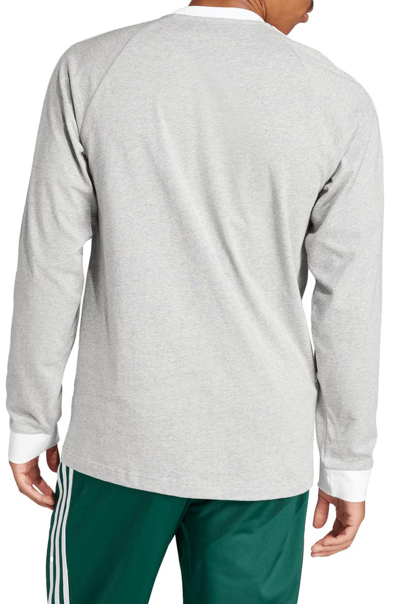 adidas Adicolor Classics 3-Stripes Long Sleeve Cotton T-Shirt, Alternate, color, 