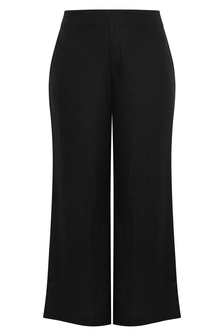 Nala Wide Leg Pants, Alternate, color, BLACK