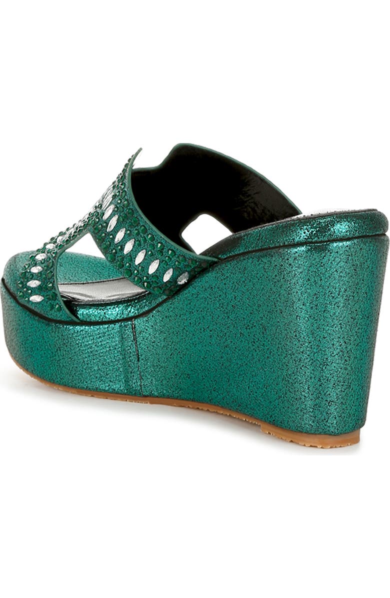 LONDON RAG Mariner Platform Wedge Sandal, Alternate, color, Green