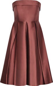 City Chic Tiffany Strapless Fit & Flare Dress