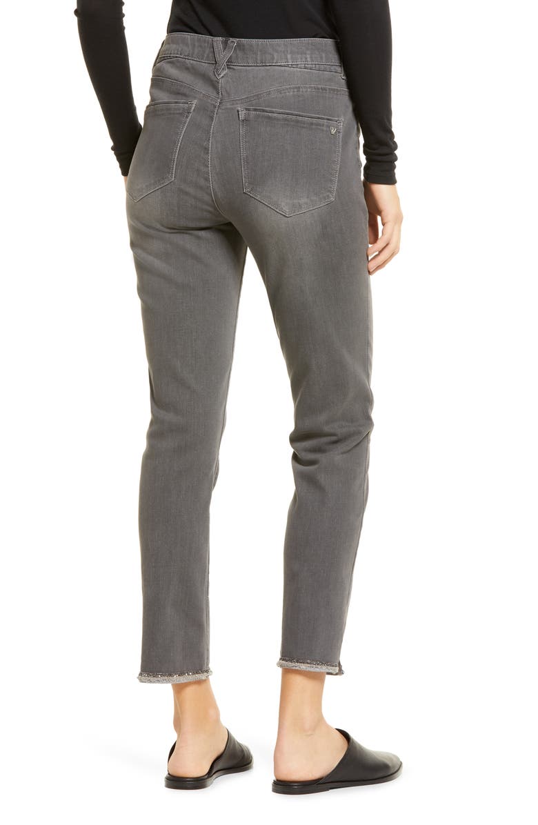 Wit & Wisdom Side Slit Skinny Jeans, Alternate, color,