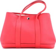 Pre-Owned Hermes Garden Party Tote Leather 30
