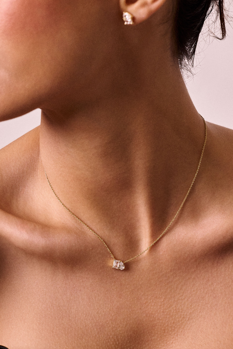 Et Tois Pendant Necklace and Studs - Set of 2, Alternate, color, Gold