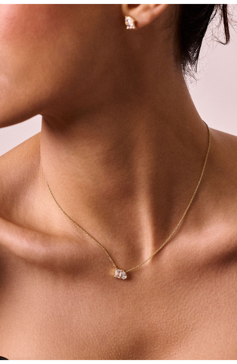 Electric Picks Et Tois Pendant Necklace and Studs - Set of 2, Alternate, color, Gold