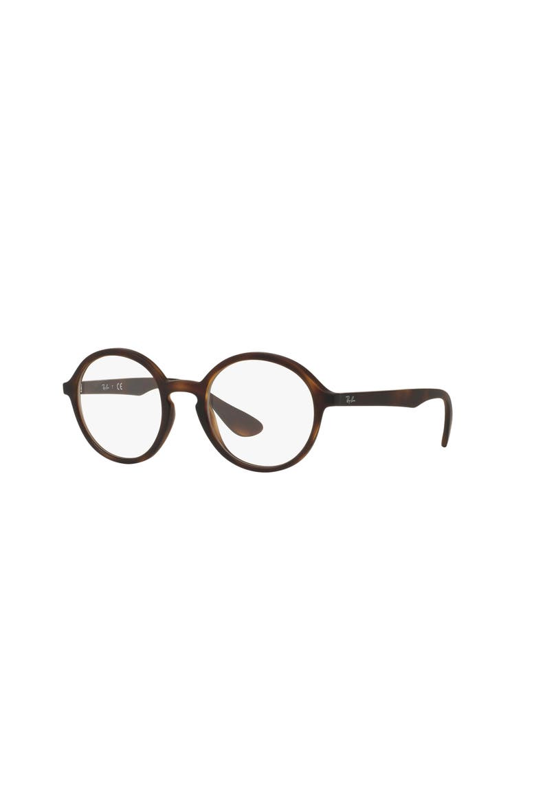 49mm Round optical glasses, Main, color, Tortoise
