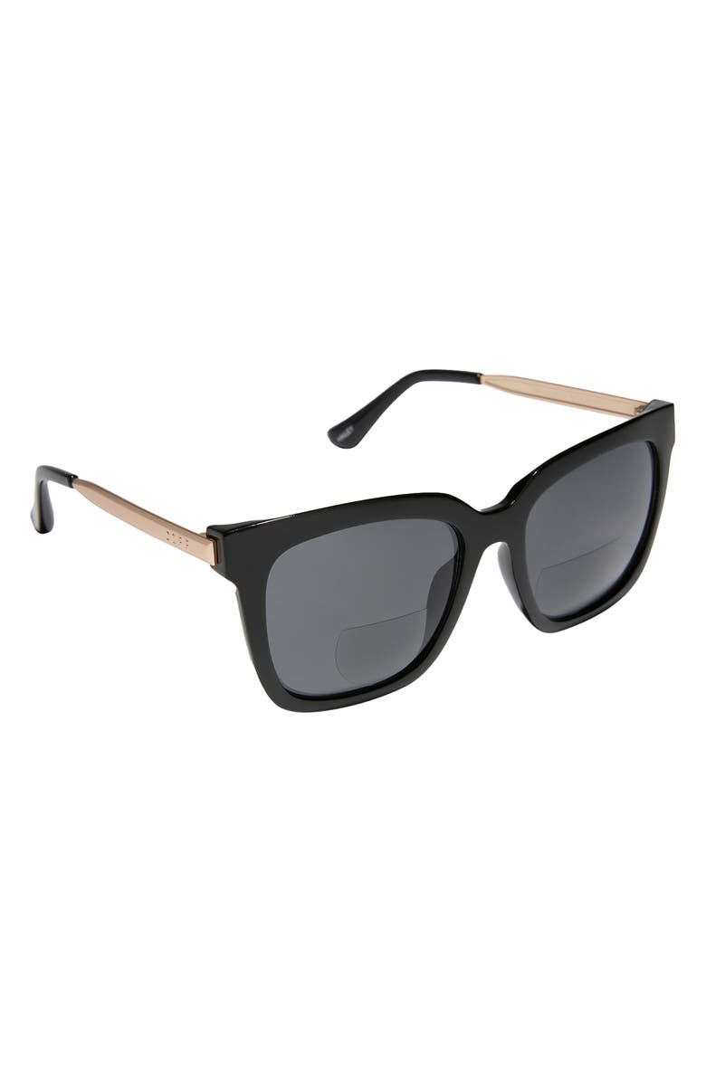 DIFF Hailey 54mm Gradient Square Sunglasses, Alternate, color, Black