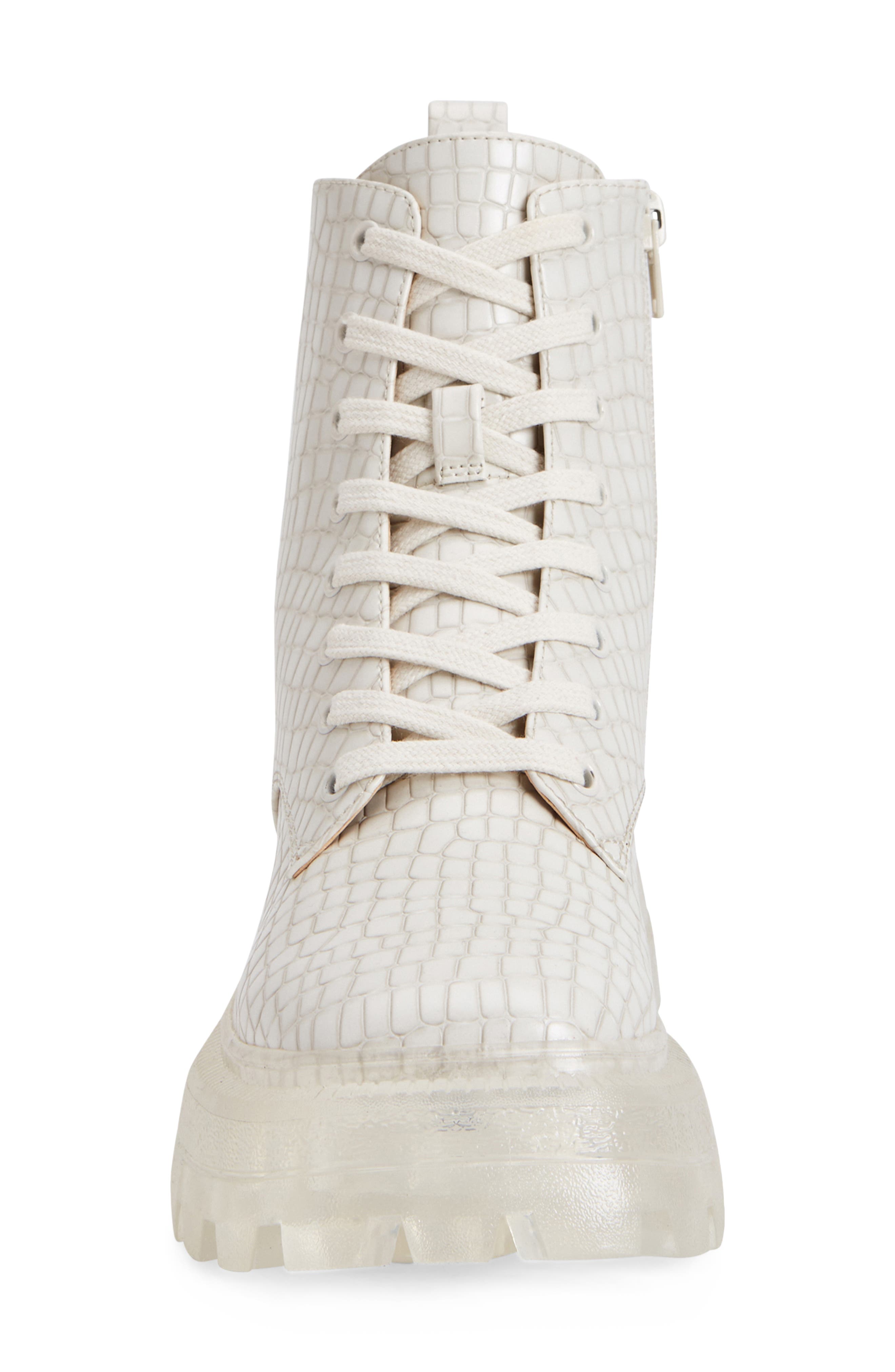 The Geli Combat Boot, Alternate, color, COTTON