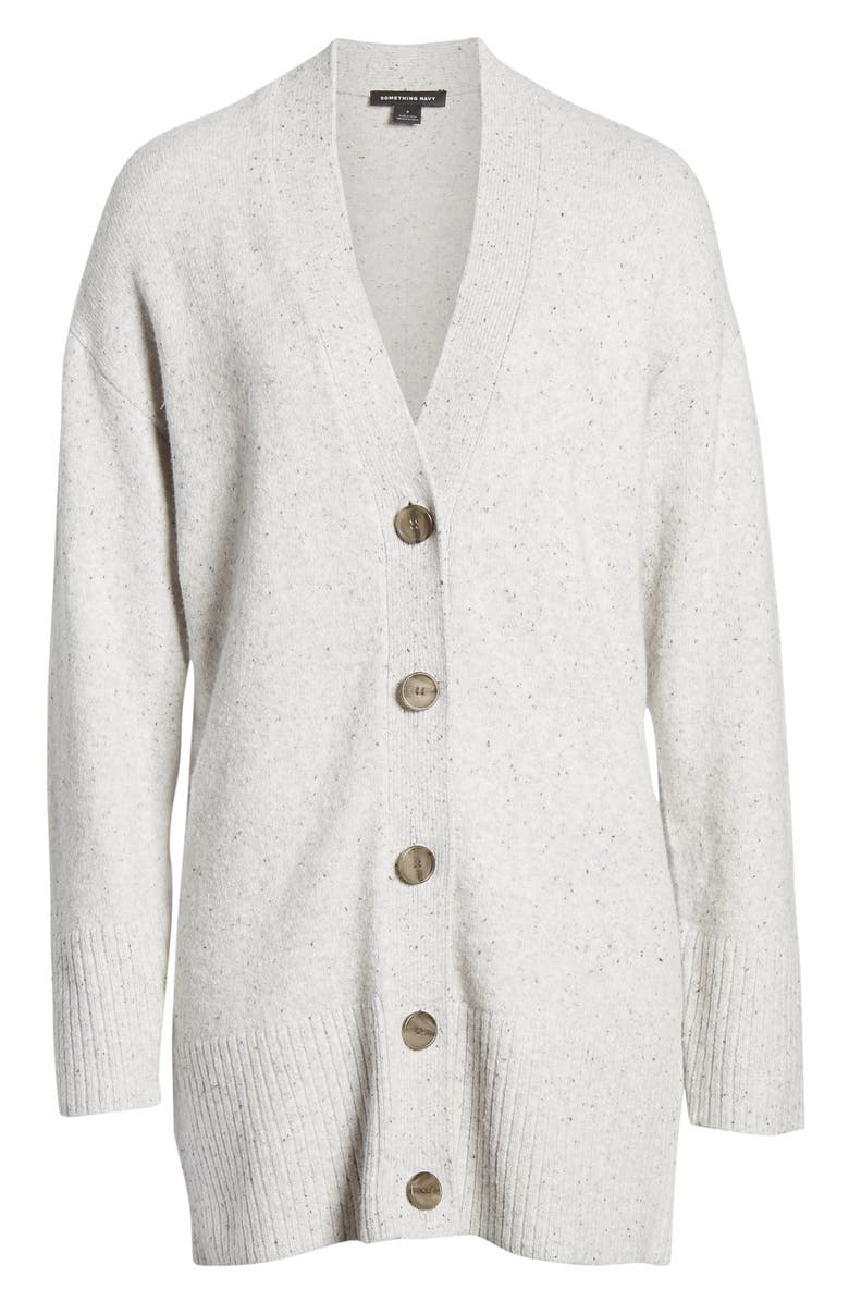 Something Navy Cozy V-Neck Cardigan, Alternate, color,