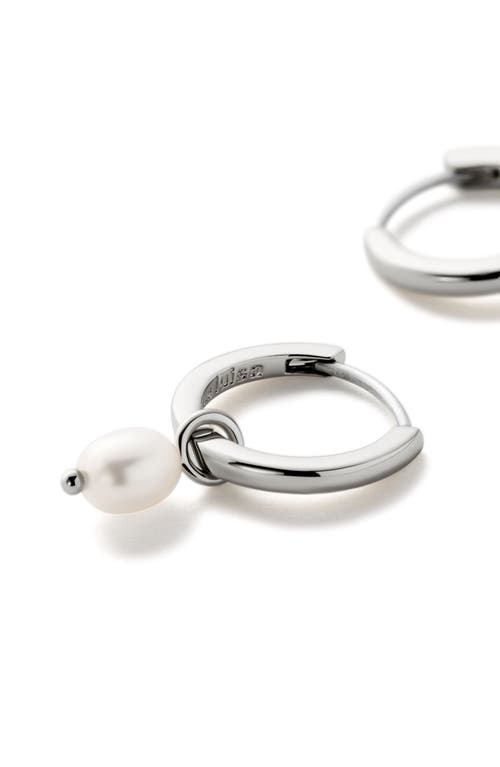 Ana Luisa Pearl Huggie Hoops