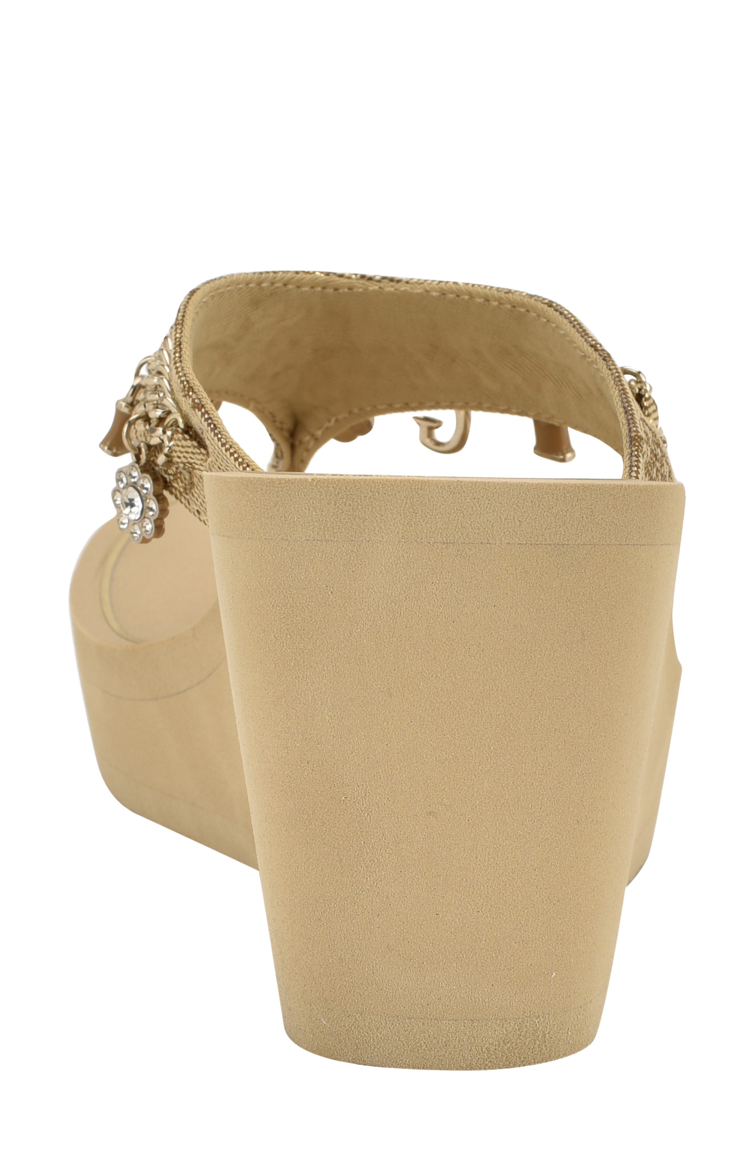 Sutton Platform Wedge Sandal, Alternate, color, GOLD
