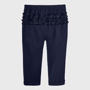 CITY THREADS Girls Ruffle Butt Soft 100% Cotton Leggings