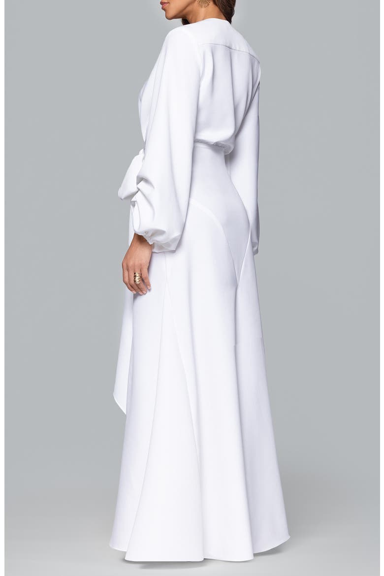 Millie Crepe Gown, Alternate, color, IVORY
