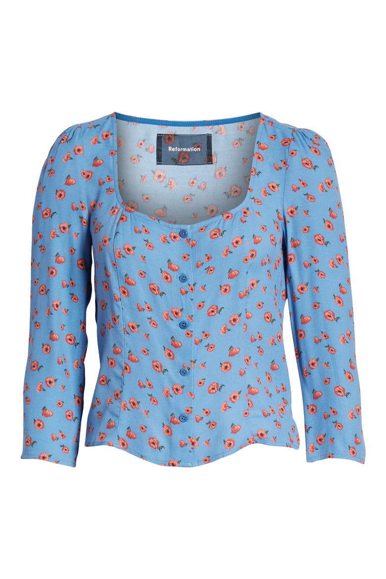 Jorja Square Neck Top, Alternate, color, LULU