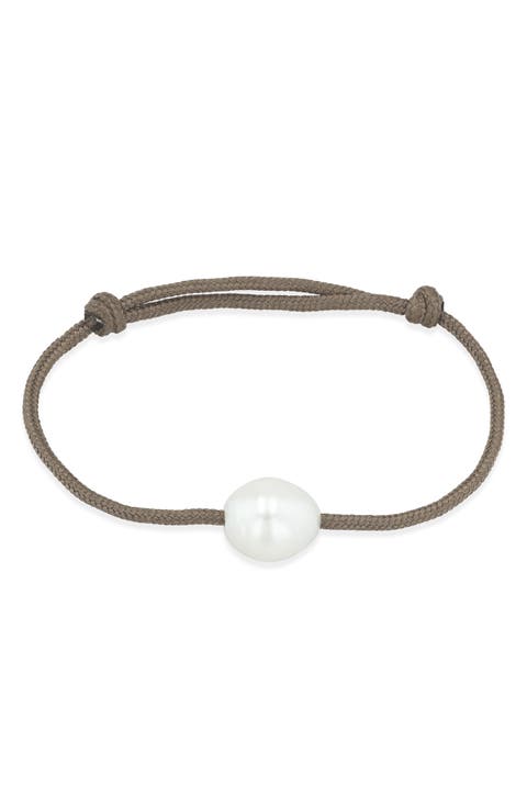 Paracord Cultured Pearl Bracelet