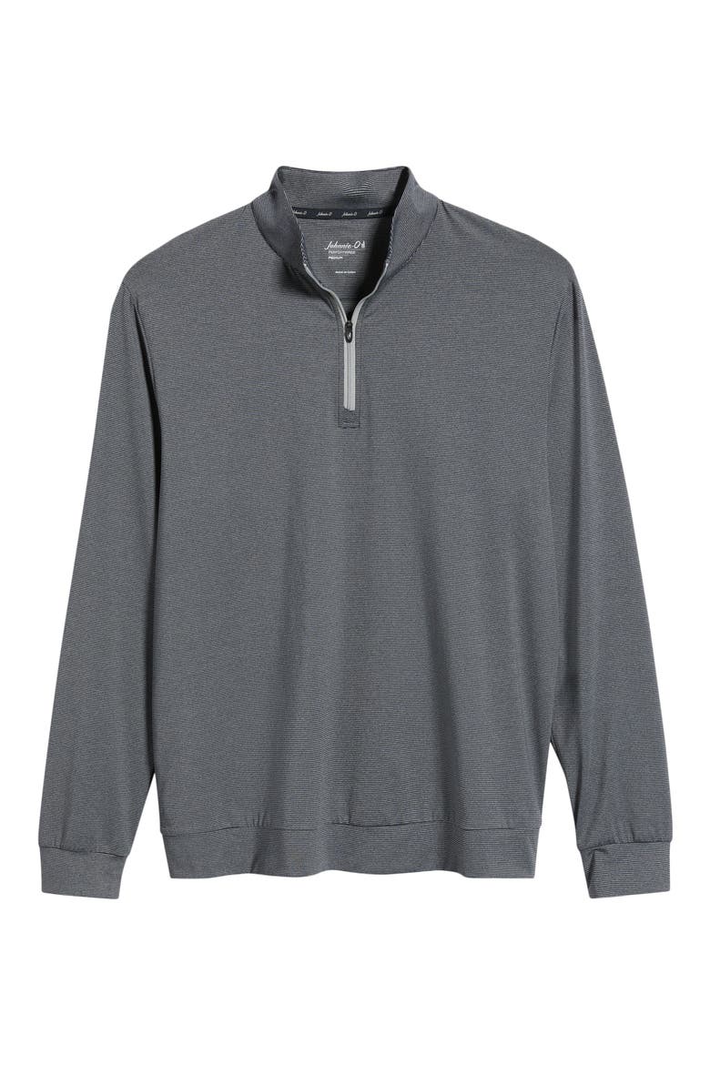 Bixler Long Sleeve Quarter Zip Sweatshirt, Alternate, color, BLACK