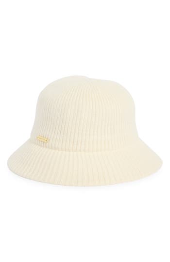 Nine West Rib Knit Cloche Chenille Cloche In Neutral