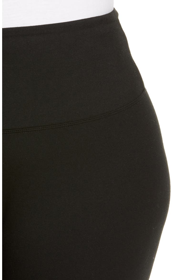 'Lyssentials Crop Leggings, Alternate, color, BLACK