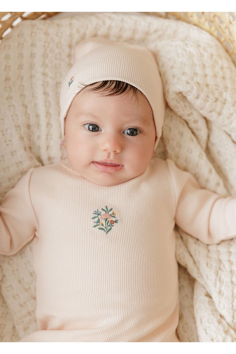 Floral Embroidered Collection - Baby Girl Layette Set, Alternate, color, Pink