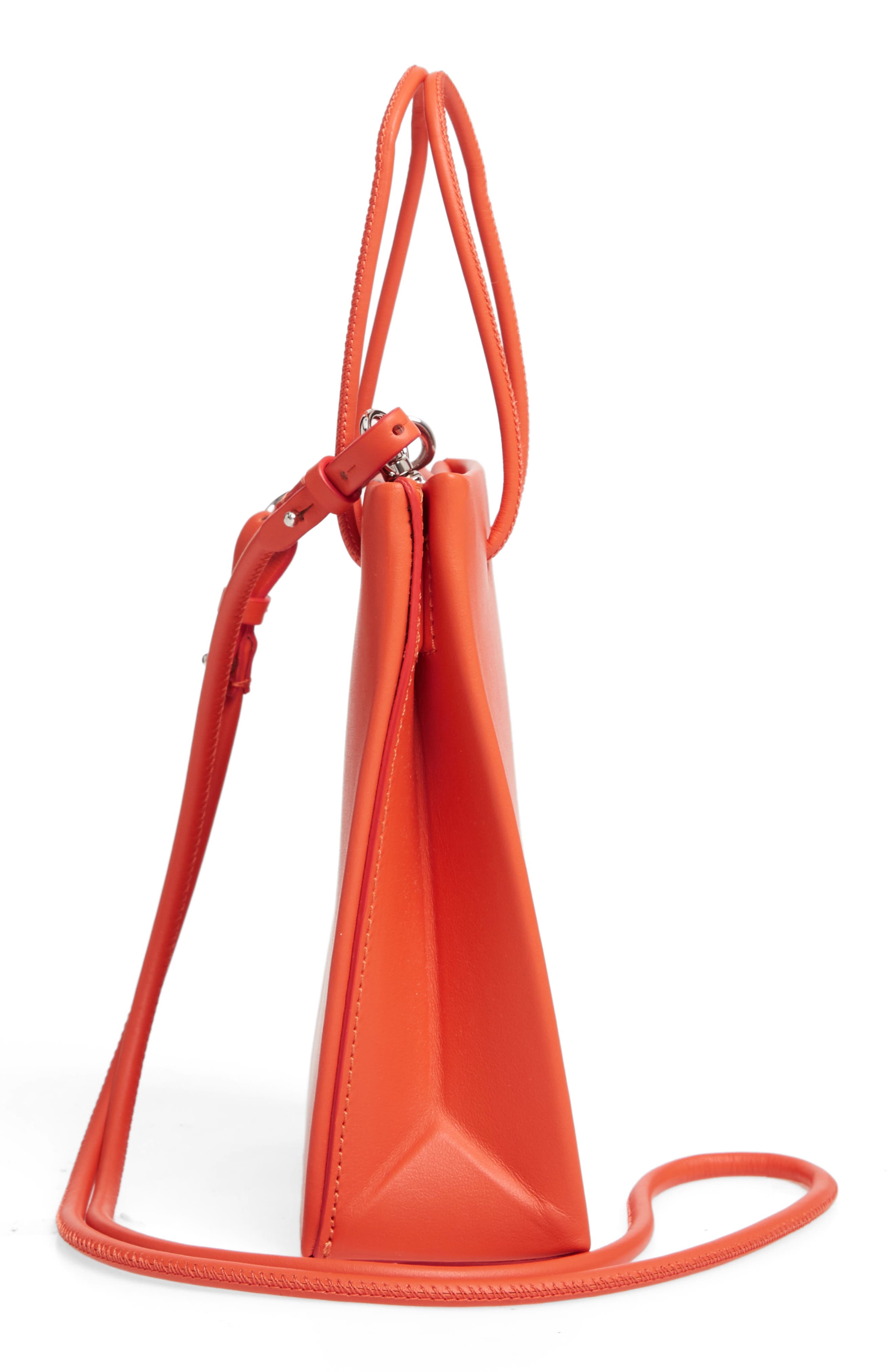 Medea Prima Short Calfskin Leather Bag, Alternate, color, 