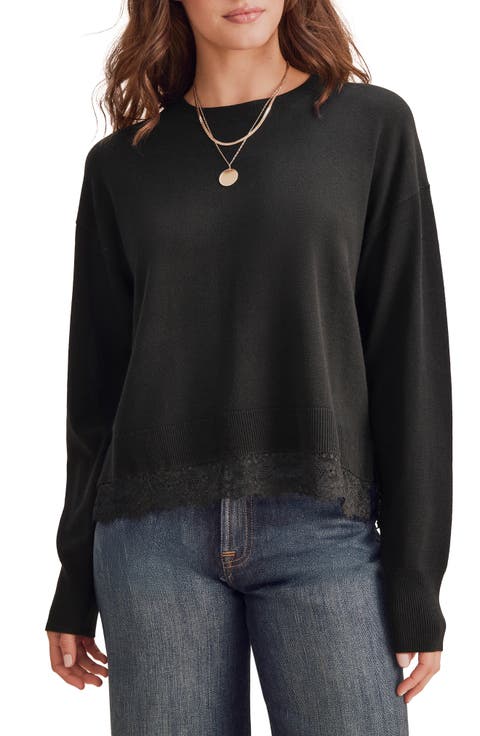 Georgie Lace Trim Sweater
