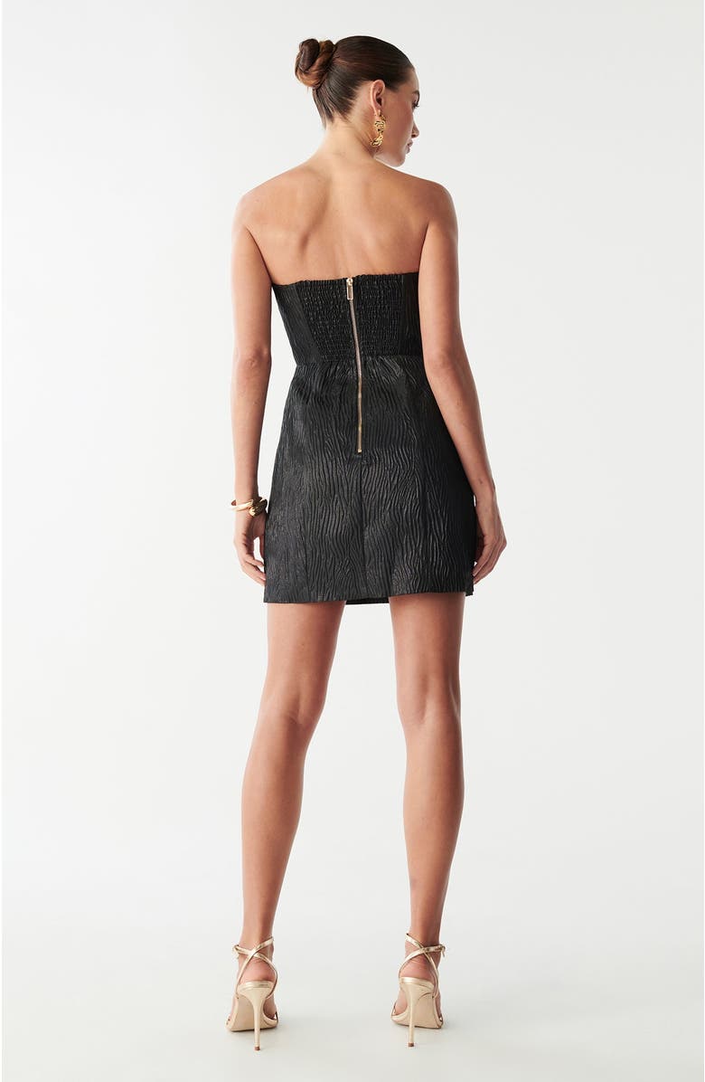 BWLDR Hilari Mini Dress, Alternate, color, Black